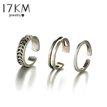Infinity Peace Love Toe Ring Sets for Women Fashion Retro Hollow Adjustable Rings Anillos Beach Foot Jewelry