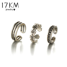 Infinity Peace Love Toe Ring Sets for Women Fashion Retro Hollow Adjustable Rings Anillos Beach Foot Jewelry