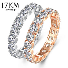 Fashion Cubic Zirconia Hollow Out Mid Rings For Women Ring Female Romantic Party Engagement