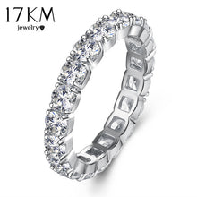 Fashion Cubic Zirconia Hollow Out Mid Rings For Women Ring Female Romantic Party Engagement